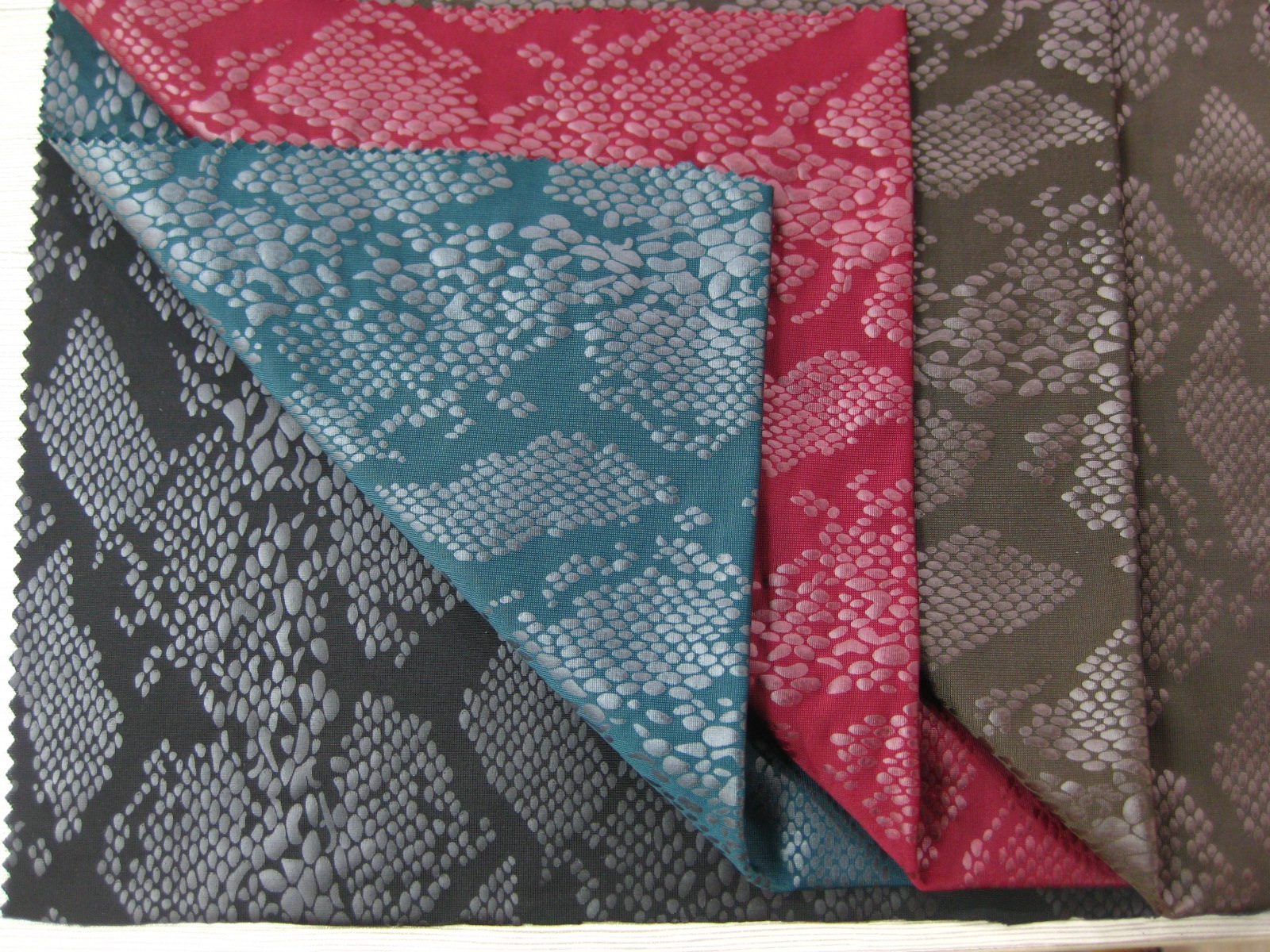 FDY KNIT SPANDEX PD WITH FOIL DES#7