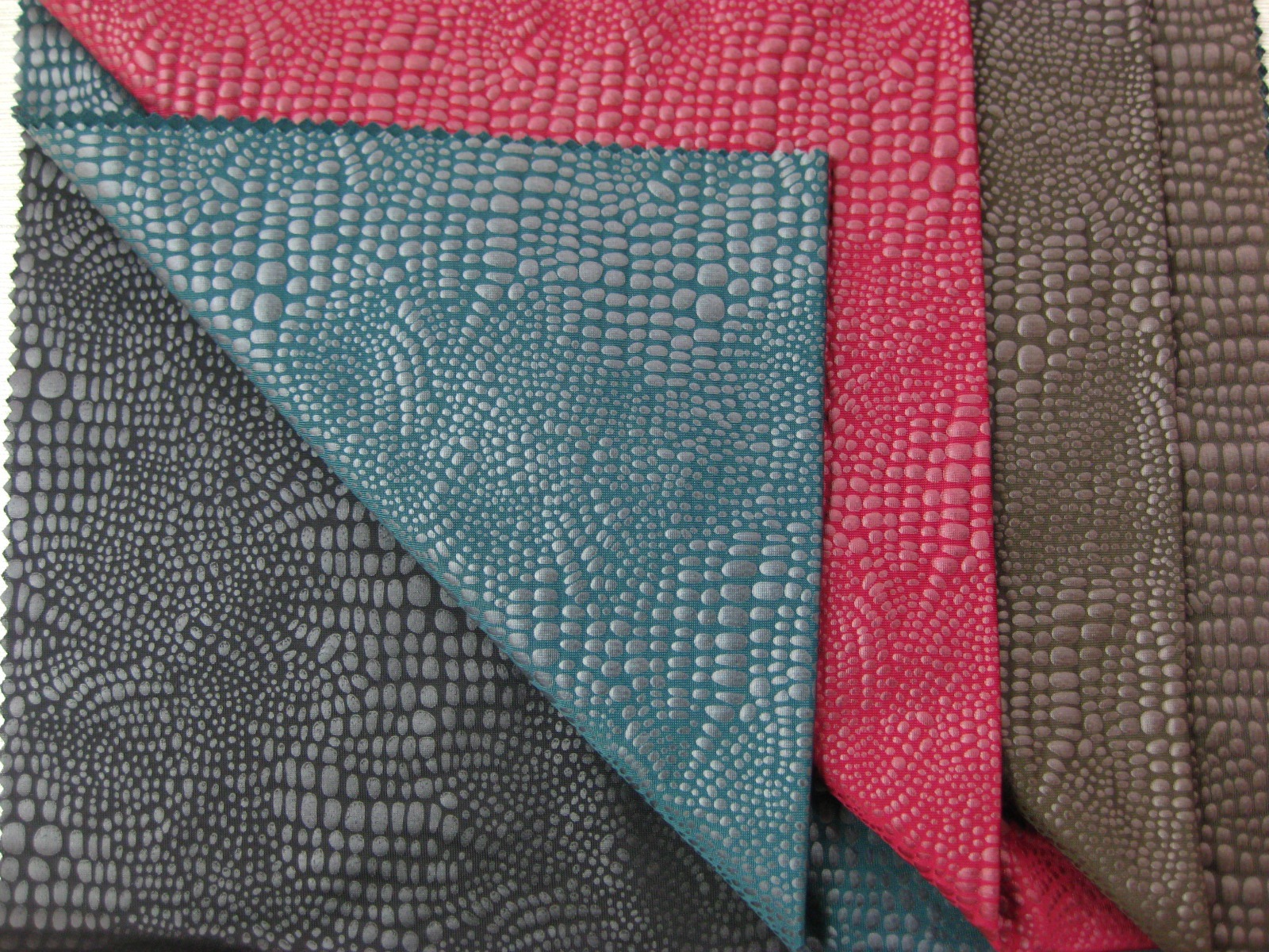 FDY KNIT SPANDEX PD WITH FOIL DES#9