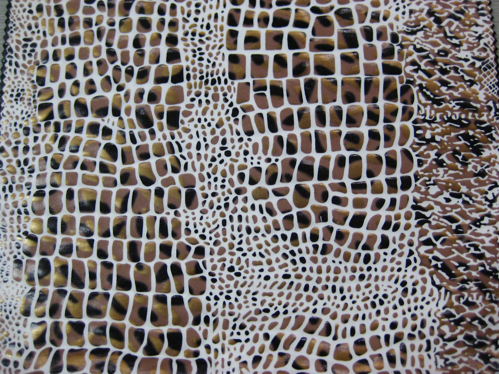 FDY KNIT SPANDEX PD WITH MULTI FOIL