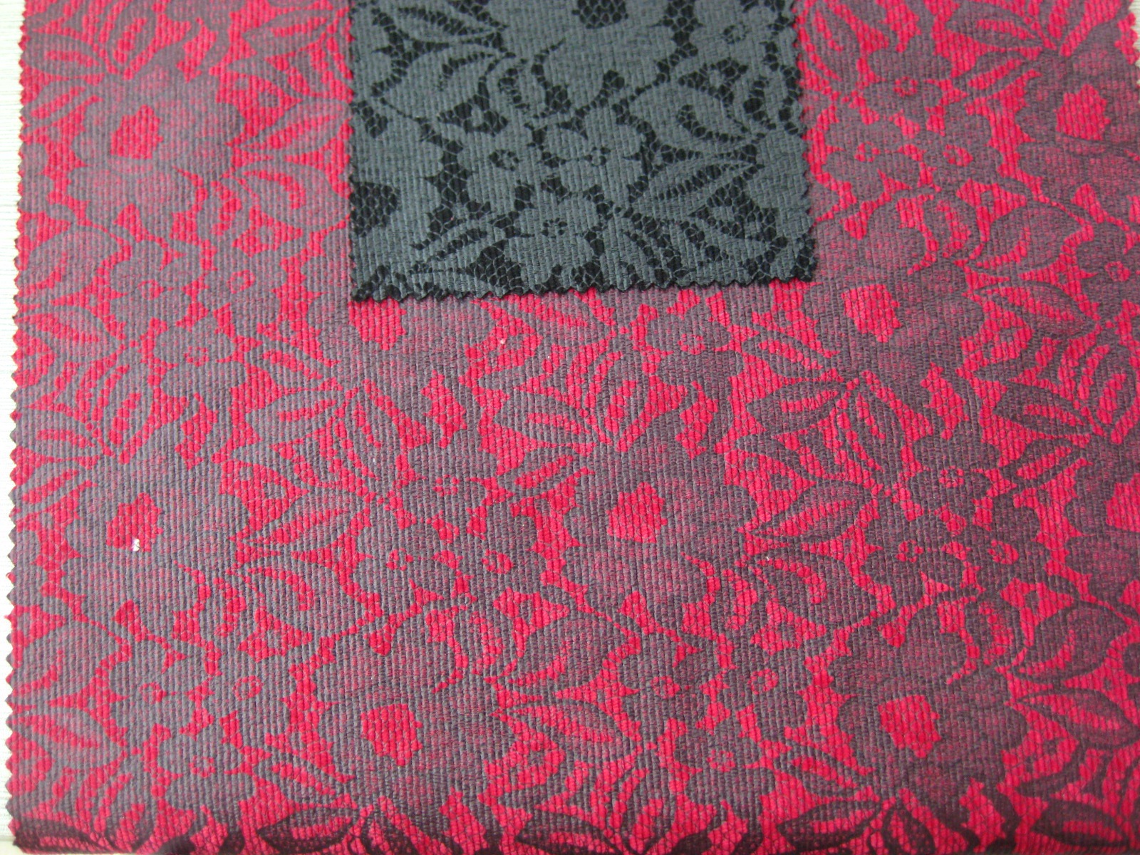 POLY SPANDEX CORDUORY 16W PD WITH FOIL DESIGN