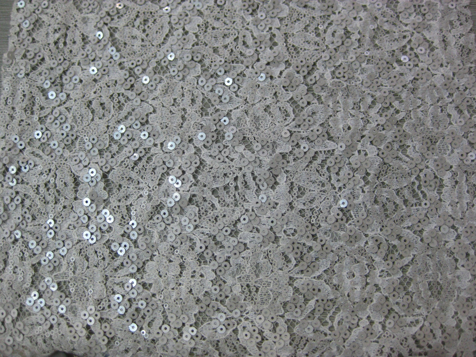 NYLON RAYON LACE WITH SPANGLE EMB