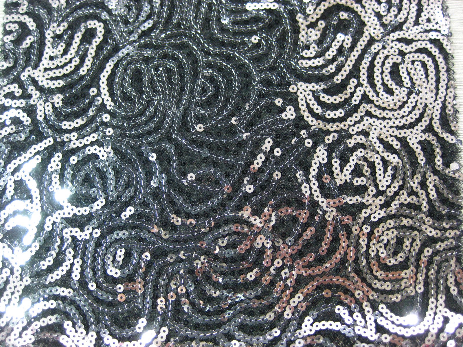 POLY MESH WITH SPANGLE EMB