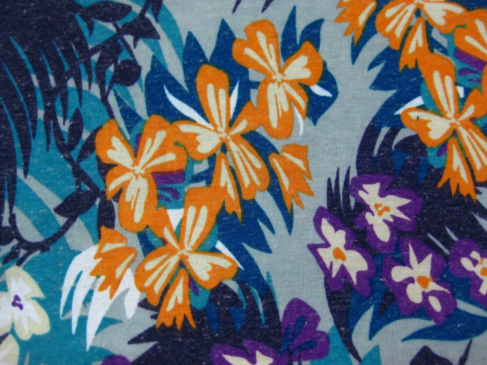 POLY LINEN SPAN KNIT PRINT