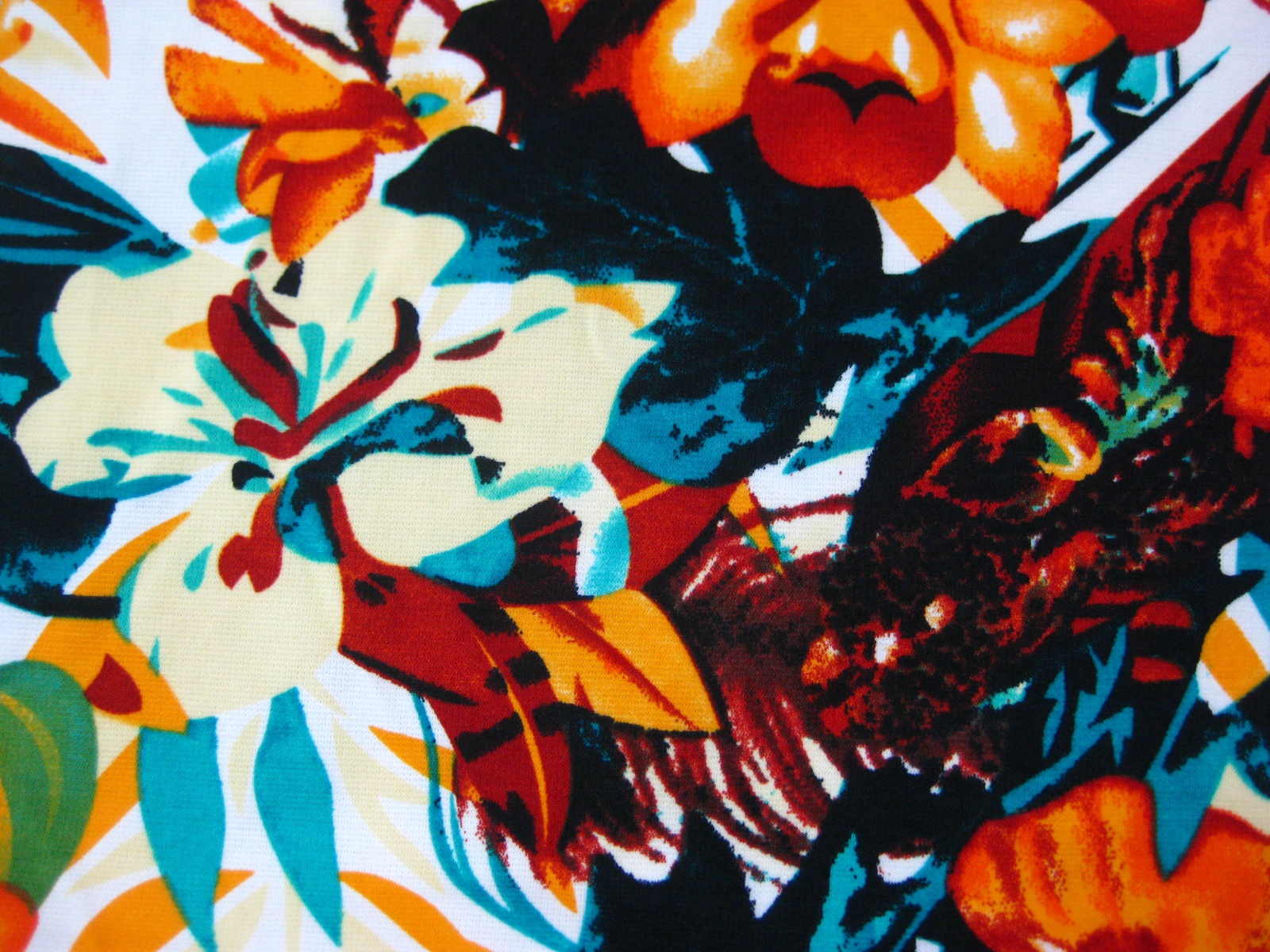 POLY SPANDEX ROMA PRINT