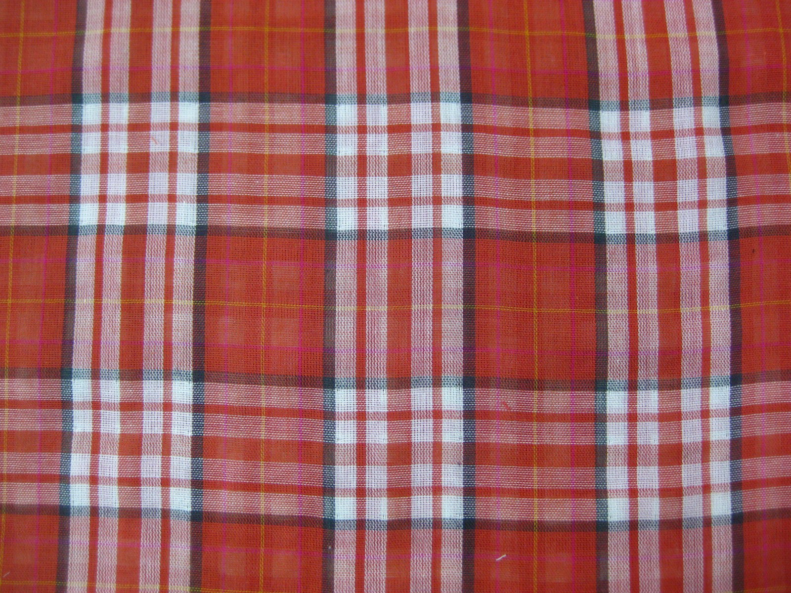 COTTON YD CHECKS DOUBLE FACE